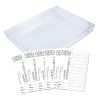 BDC Wimperngrößentabelle mit Box (im Set 6x Wimperngrößentabelle)