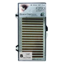 BDC Silk Y-Lashes (2D) B-Curl 0,07 9 mm