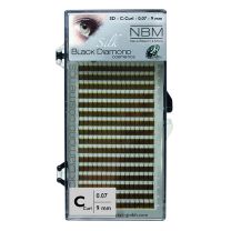 BDC Silk W-Lashes (3D) C-Curl 0,07 9 mm