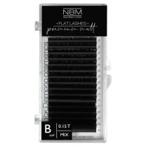 BDC Flat Lashes matt B-Curl 0,15 Mix