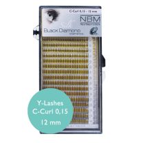 BDC Silk Y-Lashes (2D) C-Curl 0