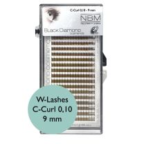 BDC Silk W-Lashes (3D) C-Curl 0,10 9mm