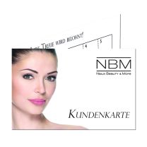 Kundenkarten Permanent Beauty - mit Stempelfeld