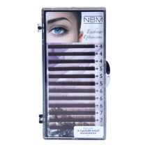 BDC Eyebrow Extensions Flat 0,07 Mix hazelnut