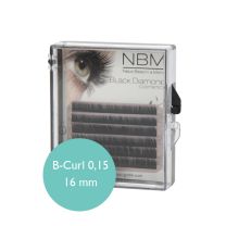 BDC Silk Lashes B- Curl 0,15 - 16mm mini tray