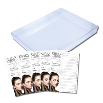 BDC Wimperngrößentabelle mit Box(im Set 6x Wimperngrößentabelle)