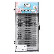 BDC Silk Lashes Anime C-Curl 0,05 - Mix