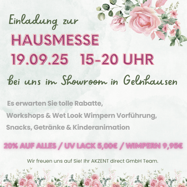 Einladung zur Hausmesse am 19.09.2025