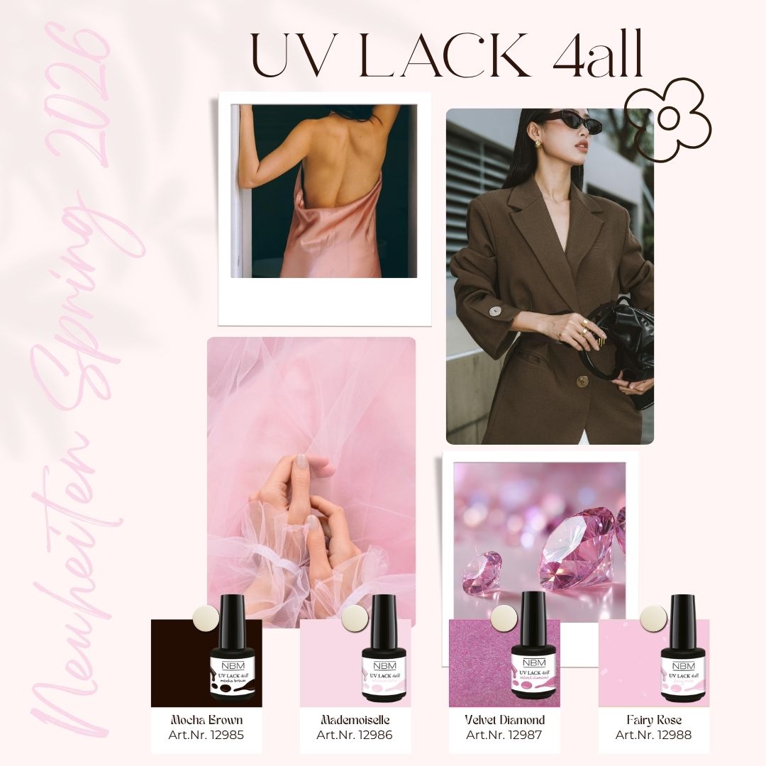 Unsere neuen UV Lack 4all Farben sind da!