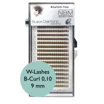 BDC Silk W-Lashes (3D) B-Curl 0,10 9mm